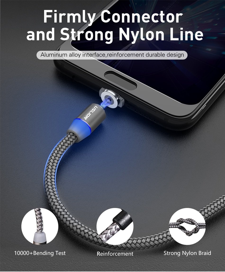Magnetic USB Fast Charging Micro / Type C Cable Magnetic USB Fast Charging Micro / Type C Cable