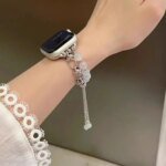 New Beads Metal Link Strap For Apple Watch Band For Women 38mm 40mm 41mm 42mm 44mm 45mm 46mm 49mm - Image 6