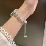 New Beads Metal Link Strap For Apple Watch Band For Women 38mm 40mm 41mm 42mm 44mm 45mm 46mm 49mm - Image 4