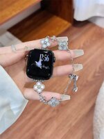 Fashion Bling elegant Metal bracelet For Apple Watch band link women Series 8/7/6/10/9 40mm 41mm 44mm 45mm 46mm Strap - Image 6