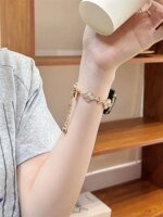 Fashion Bling elegant Metal bracelet For Apple Watch band link women Series 8/7/6/10/9 40mm 41mm 44mm 45mm 46mm Strap - Image 3