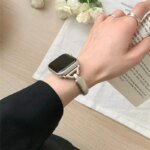 Band For Apple Watch Ultra 10 9 8 7 6 SE 5 Metal Straps For IWatch Series 46mm 41 49mm 40 38 42mm 44 45 Women Bracelet - Image 3