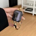 Band For Apple Watch Ultra 10 9 8 7 6 SE 5 Metal Straps For IWatch Series 46mm 41 49mm 40 38 42mm 44 45 Women Bracelet