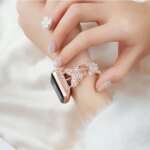 Metal Strap For Apple Watch Band Ultra 4mm 45mm 40mm 41mm 49mm Bling Butterfly Bracelet Chain for iWatch Series 9 8 7 6 5 SE 4 3 - Image 4