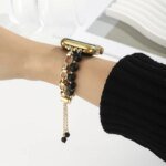 Nice Beads Metal Link Strap For Apple Watch Band Women 38mm 40mm 41mm 42mm 44mm 45mm 46mm 49mm - Image 2