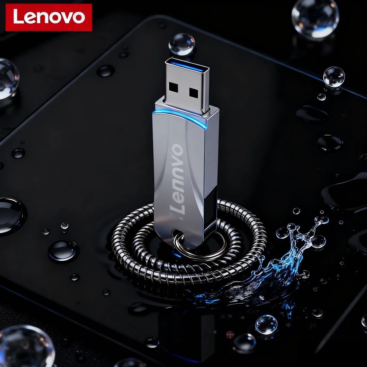 Lenovo USB 3.0 Pendrive 16TB High Speed Flash Metal Pen Drive 8TB 4TB Portable Waterproof U Disk Stick Mini SSD Memoria Pen USB