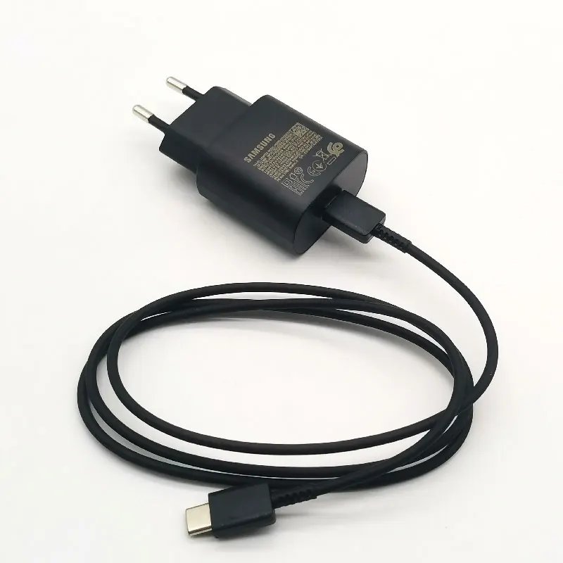 Samsung 25W PD Charger Super Fast Charge Adapter Type C Cable For Galaxy S20 S21 S22 S23 S24 S25 Ultra Z Flip Fold 6 5 4 3 2 A55
