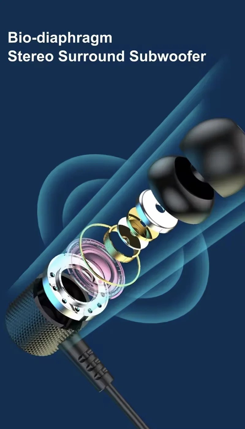 Neckband Wireless Bluetooth Headphones Gaming Stereo Sports Headset Halter Waterproof Magnetic Earbud with LED Display Neckband Wireless Bluetooth Headphones Gaming Stereo Sports Headset Halter Waterproof Magnetic Earbud with LED Display