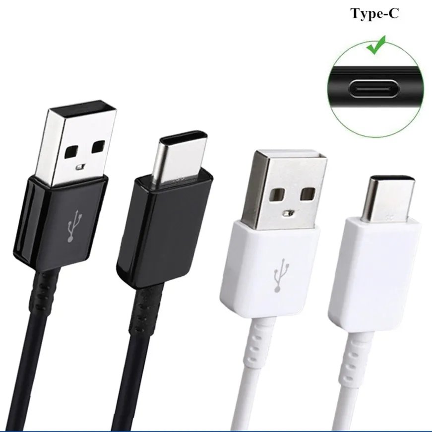 Original Samsung Type C Usb 1.2/2/3 M USB C Fast Charging Data Line Cord For Galaxy A11 A12 A13 A14 A21S A22 A32 A52 S10+ S23