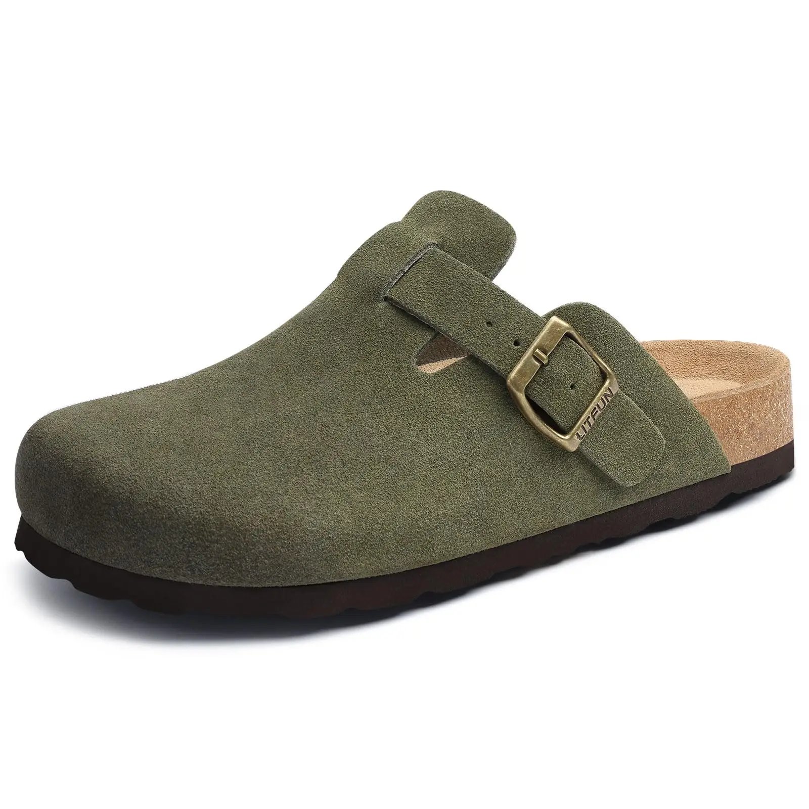 Asgard Genuine Leather Clogs Soft Cork Footbed Cow Suede Mules With Adjustable Strap Fashion Comfort Slip on Slippers Asgard Genuine Leather Clogs Soft Cork Footbed Cow Suede Mules With Adjustable Strap Fashion Comfort Slip on Slippers