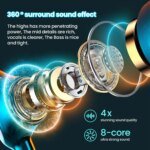 Ceramic Wired  Headphones USB Type C 3.5mm HIFI Stereo Sport Music Earphones With Microphone Earbud For Samsung iPhone 16 Xiaomi - Image 3