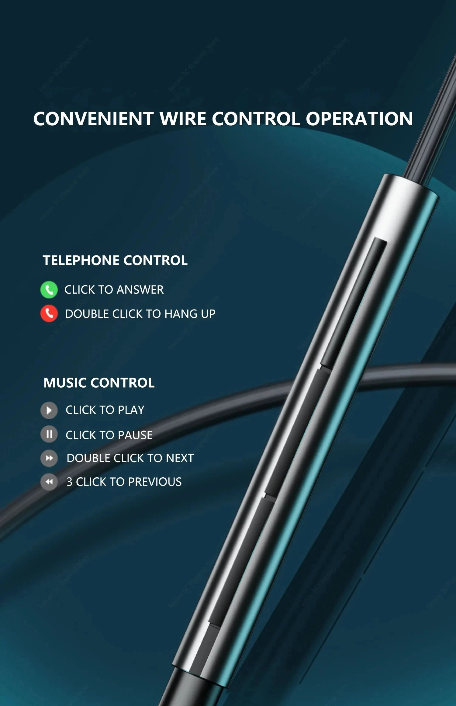 Ceramic Wired  Headphones USB Type C 3.5mm HIFI Stereo Sport Music Earphones With Microphone Earbud For Samsung iPhone 16 Xiaomi