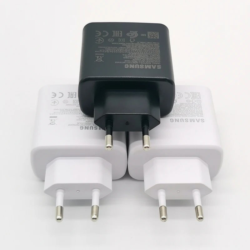 Samsung 45w Super Fast  Adapter 1.8M Type C For Galaxy S24 S23 S22 S21 S20 Note 20 Ultra 10 Z Flip Fold 6 5 4 3 2