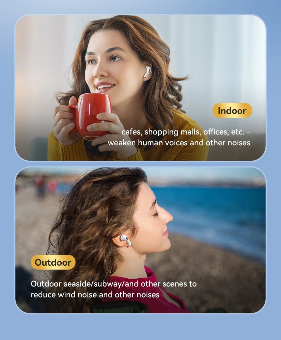 HOCO EW60 TWS Bluetooth Wireless Headphones - Waterproof Touch Control Earbuds with HD Mic for Smartphones HOCO EW60 TWS Bluetooth Wireless Headphones - Waterproof Touch Control Earbuds with HD Mic for Smartphones