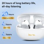 HOCO EW60 TWS Bluetooth Wireless Headphones - Waterproof Touch Control Earbuds with HD Mic for Smartphones - Image 5