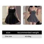 Women Pleated Micro MINI Dress Bandage Smooth Uniform Slip Mini Dress Night Club Outfits Allure Ruffled Dress Backless - Image 5