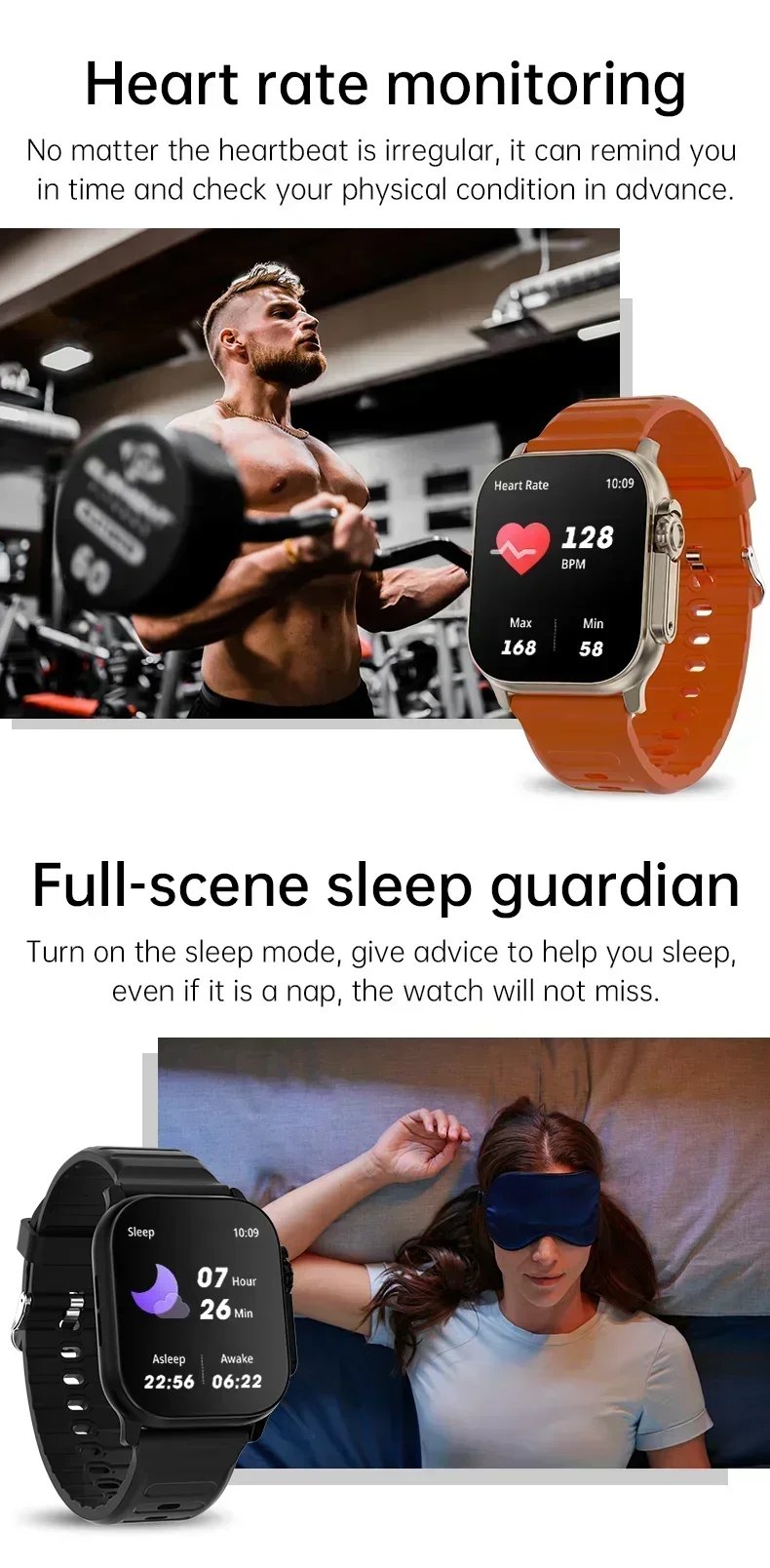 Series 9 Bluetooth Smart Watch 9 Ultra Gen 2 IWO Watch NFC Smartwatch  Call 2.2 Inch Wireless Fitness Watch