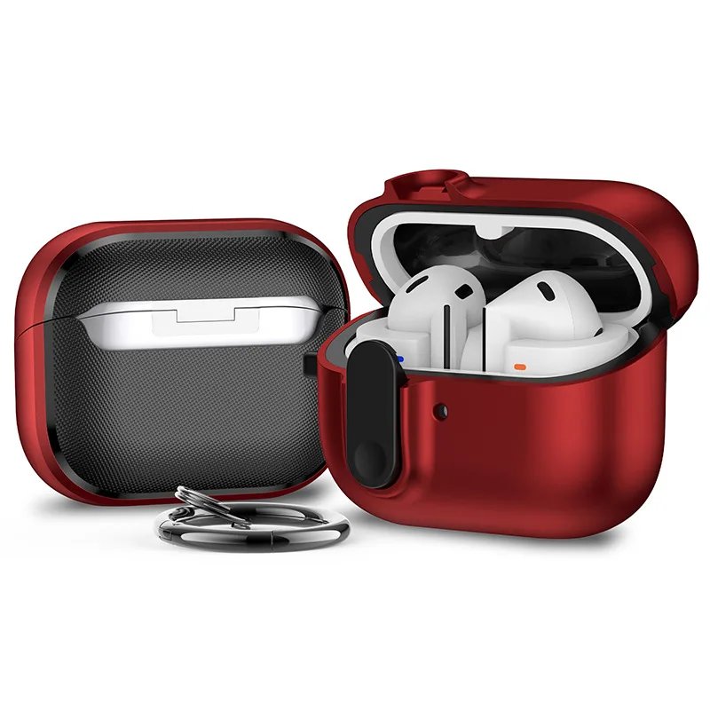 Samsung Galaxy Buds 3/3Pro Case with Secure Lock Shockproof for Samsung Galaxy Buds 3 Cute Protective Cover(Sand Stone)