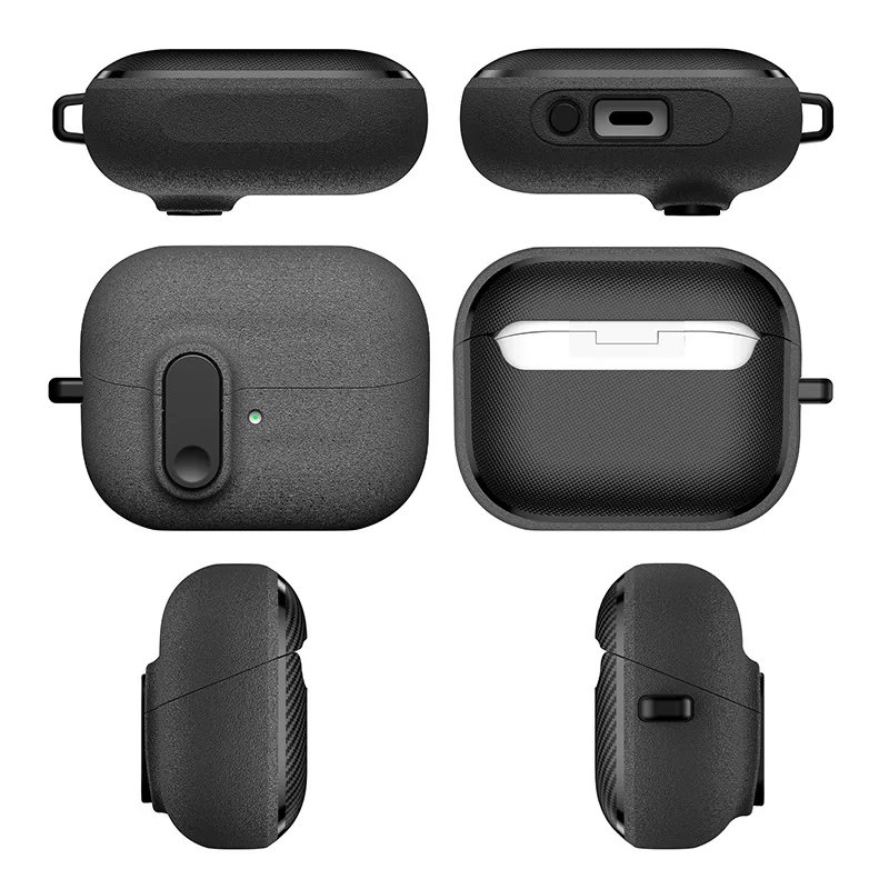 Samsung Galaxy Buds 3/3Pro Case with Secure Lock Shockproof for Samsung Galaxy Buds 3 Cute Protective Cover(Sand Stone)
