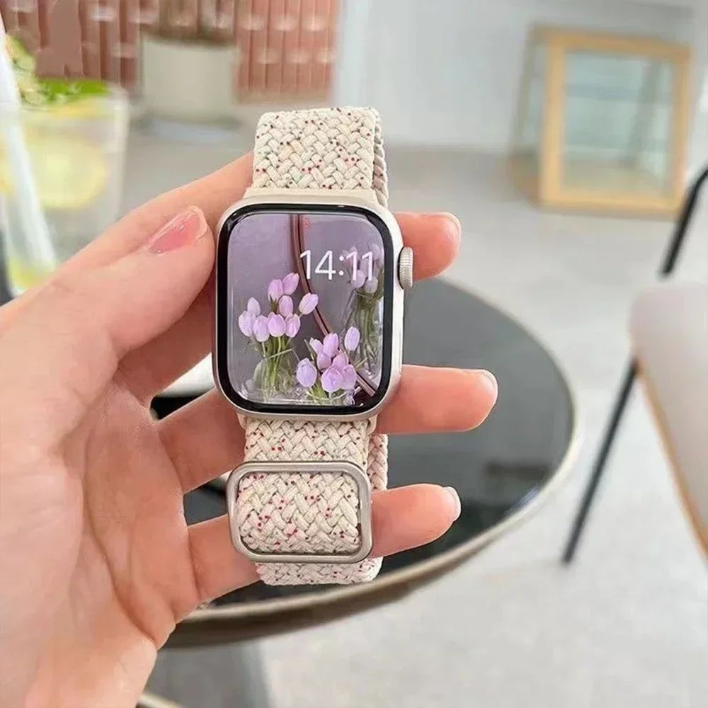 Braied Strap + Case For Apple Watch Band 49mm 46mm 45 44 38 42 Nylon Bracelet For iWatch Series 10 9 8 7 6 5 4 3 SE Braied Strap + Case For Apple Watch Band 49mm 46mm 45 44 38 42 Nylon Bracelet For iWatch Series 10 9 8 7 6 5 4 3 SE
