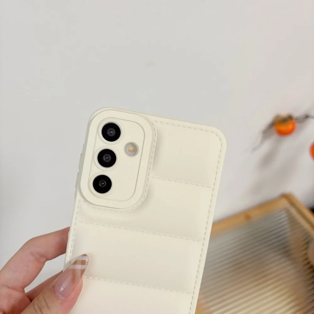 Luxury Down Jacket Sunflower Wrist Strap Case for Samsung Galaxy S25 S24 Ultra S23 S22 Plus S21 FE A56 A55 A54 A16 A35 A15 Cover