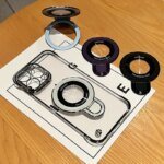 Ultra Thin Borderless Magsafe Case For iPhone 14 16 13 12 11 15 17 Pro Max Air Folding Holder Camera Protector Clear Hard Cover - Image 5