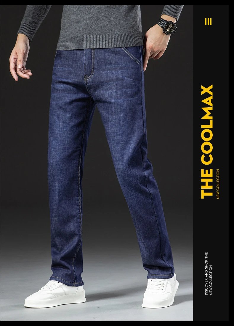 Winter Lamb Fluff Denim Straight Pants Men Thicken Big Size 40 Jeans High Waist Stretch Jeansy Fleece Lined Warm Slim Vaqueros Winter Lamb Fluff Denim Straight Pants Men Thicken Big Size 40 Jeans High Waist Stretch Jeansy Fleece Lined Warm Slim Vaqueros