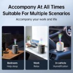 USB Air Mini Humidifier 180ml Aroma Diffuser Essential Oil Purifier Aromatherapy Mist Maker Lights For Car Home Bedroom - Image 5