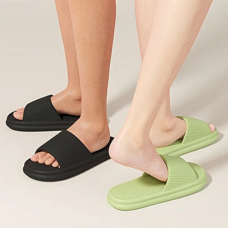 Men Summer Silent Slippers Indoor Home Bathroom Anti-Slip Soft EVA Sole Odor-Proof Sandals for Women Comfort Lightweight Men Summer Silent Slippers Indoor Home Bathroom Anti-Slip Soft EVA Sole Odor-Proof Sandals for Women Comfort Lightweight