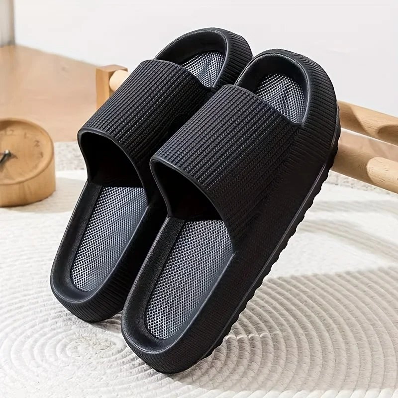 Slippers Men Women Wear Thick-soled Non-slip Summer Quarters Bathroom Shower Eva Sandals