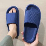 Slippers Men Women Wear Thick-soled Non-slip Summer Quarters Bathroom Shower Eva Sandals - Image 3