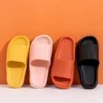 Men EVA Platform Cloud Slippers Soft Sole Sandals Non-Slips Bedroom Slides Male Cozy Home Shoes Soft Sole Beach Slides - Image 3