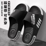 Big Size 48-49 Men Slippers Summer Flat Sole Home Slippers For Women Man Open Toe Trend Slides Couple Light Beach Shoes Sandals - Image 2