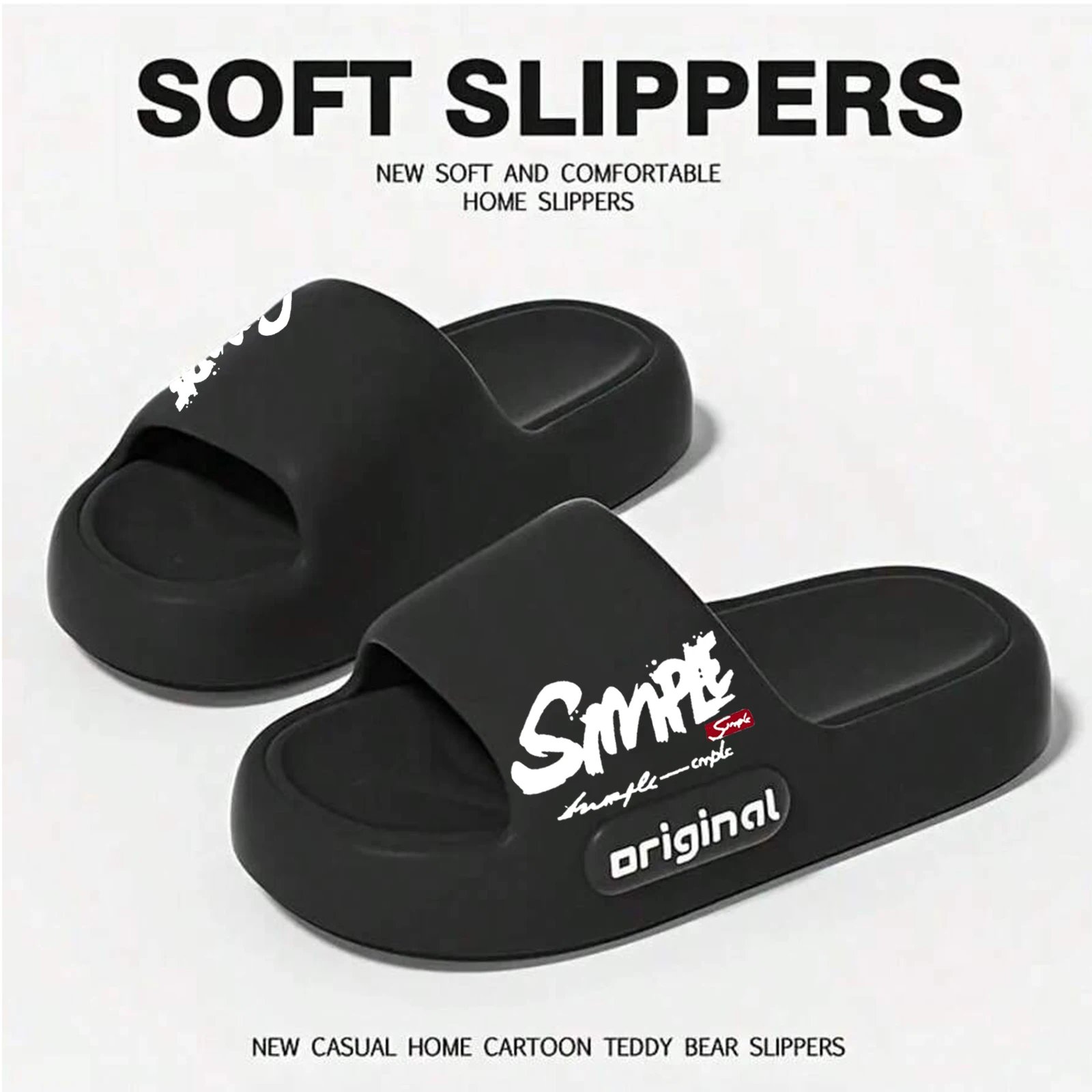 New Casual Innovative Design Men's Slippers Eva Soft Sole Lightweight Home Slippers High Quality Exclusive Brand Slippers New Casual Innovative Design Men's Slippers Eva Soft Sole Lightweight Home Slippers High Quality Exclusive Brand Slippers