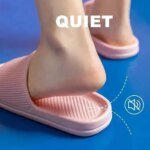 Non-slip EVA Soft Sole Massage Shower Shoes for Women Men Couples Waterproof  Home Leisure Fashion Bathroom Slippers - Image 6