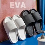 Non-slip EVA Soft Sole Massage Shower Shoes for Women Men Couples Waterproof  Home Leisure Fashion Bathroom Slippers - Image 2