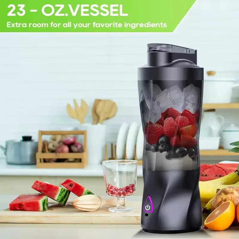 700ml Electric Portable Juicer Fresh Fruit Blender Multi-Function USB Rechargeable Milkshake Smoothie Mixer Outdoor Blender Cup 700ml Electric Portable Juicer Fresh Fruit Blender Multi-Function USB Rechargeable Milkshake Smoothie Mixer Outdoor Blender Cup