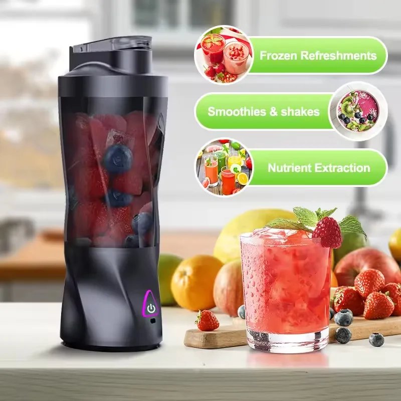 700ml Electric Portable Juicer Fresh Fruit Blender Multi-Function USB Rechargeable Milkshake Smoothie Mixer Outdoor Blender Cup 700ml Electric Portable Juicer Fresh Fruit Blender Multi-Function USB Rechargeable Milkshake Smoothie Mixer Outdoor Blender Cup