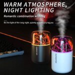 Volcanic color Simulated  lamp humidifier USB aromatherapy diffuser is suitable for use in cars, homes, bedrooms, as a gift, - Image 2