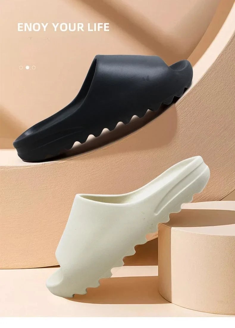 Brand High Quality Super Soft EVA Sole Summer Slippers for Men Bathroom Slippers Home Slides Couple Beach Male Slipper Brand High Quality Super Soft EVA Sole Summer Slippers for Men Bathroom Slippers Home Slides Couple Beach Male Slipper