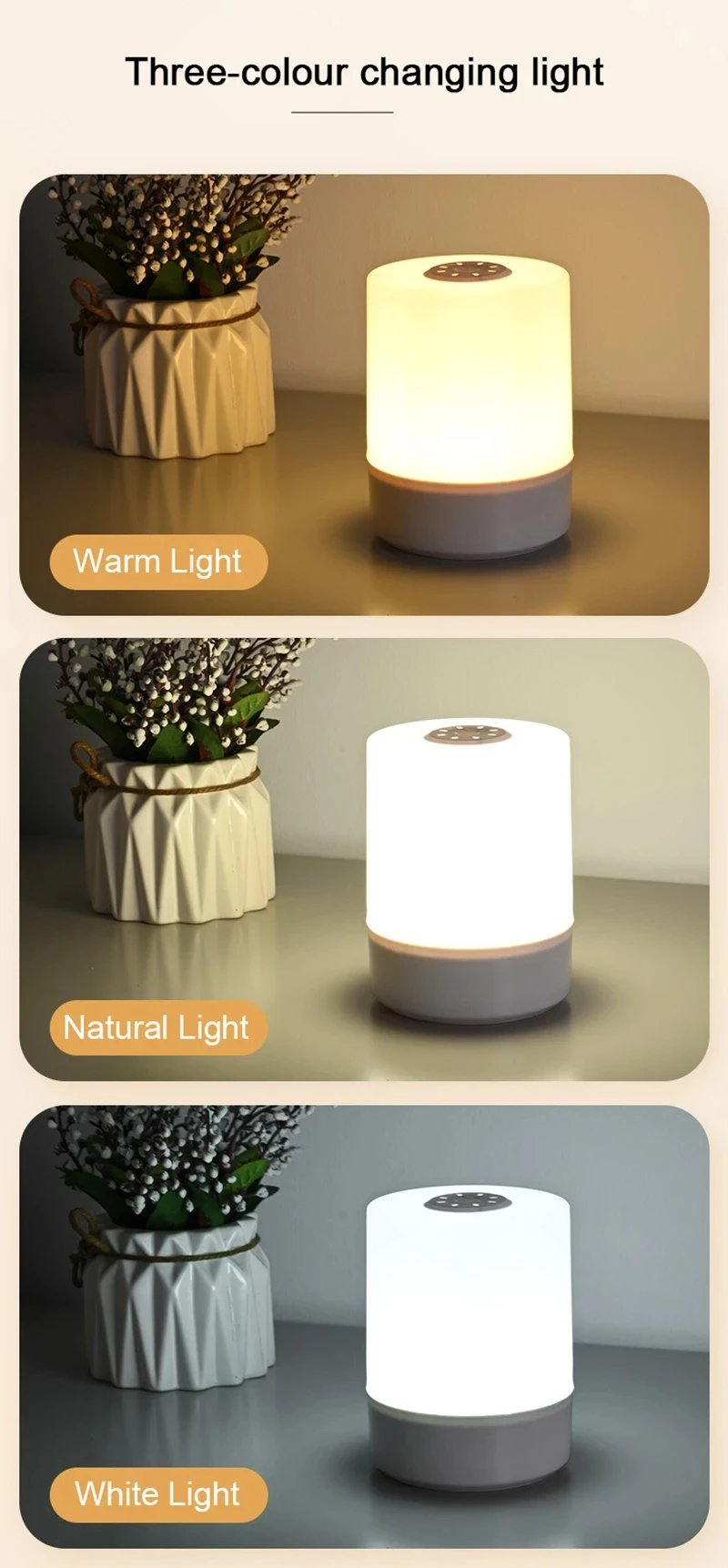 3 Modes Touch Night Lamp Dimming Bedroom Bedside Lamp USB Charging Night Light Ambient Light Soft Light Table Lamp For Kids Gift 3 Modes Touch Night Lamp Dimming Bedroom Bedside Lamp USB Charging Night Light Ambient Light Soft Light Table Lamp For Kids Gift