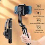 Selfie Stick 1045mm With Wireless Bluetooth LED Fill Light Extended Tripod With Remote Shutter For Android IOS Cellphone