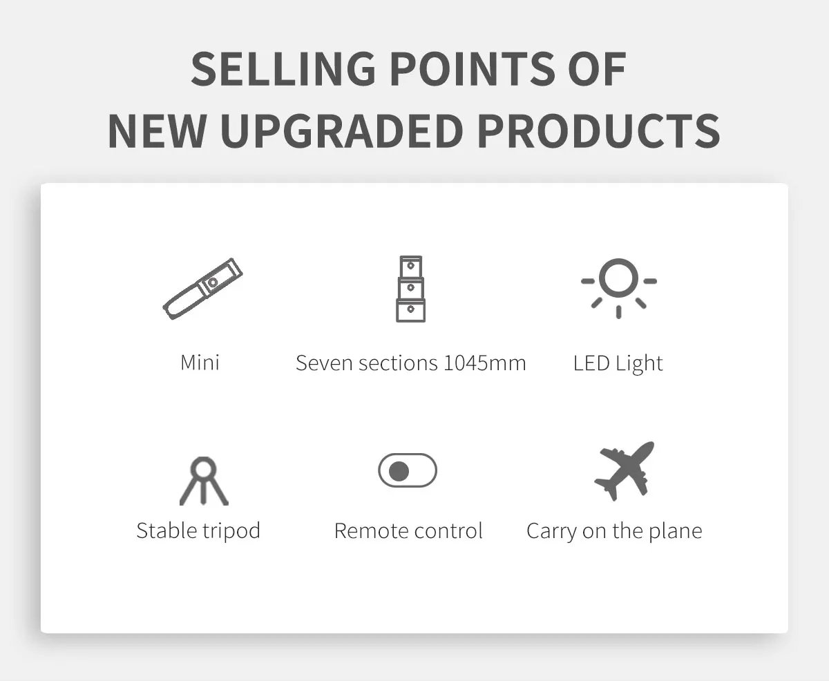 Q02S Bluetooth Wireless Selfie Stick 145cm Mini Tripod Extendable Monopod with fill light Remote shutter For Ios Android phone Q02S Bluetooth Wireless Selfie Stick 145cm Mini Tripod Extendable Monopod with fill light Remote shutter For Ios Android phone