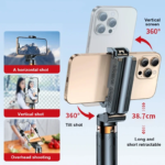 Universal Mini Selfie Stick Portable Phone Holder Shooting Aid Versatile Integrated Design Bluetooth Remote For Live Broadcas - Image 5