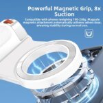 PH-80 Magnetic Camera Grip with Remote Shutter Fill Light Remote Control Handle Universal for Phones - Image 3