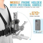 Hands Free Adjustable Chest Strap Stand Universal Harness Strap Stabilizer Selfie Stick Monopod for IPhone GoPro Go Pro Tripod - Image 4