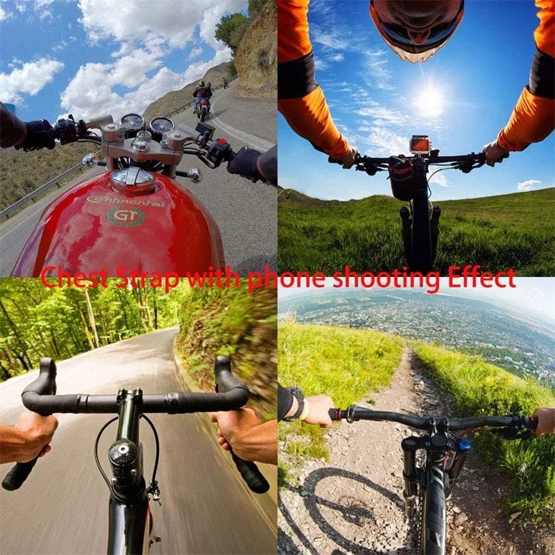 Hands Free Adjustable Chest Strap Stand Universal Harness Strap Stabilizer Selfie Stick Monopod for IPhone GoPro Go Pro Tripod