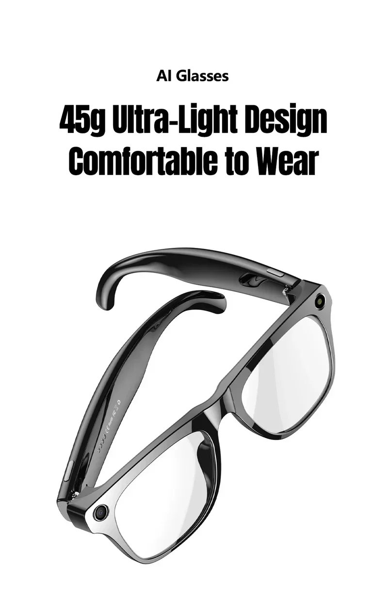 Lenovo AI Smart Glasses 800W Anti Shake HD Camera Video Recording Languages Translation Sunglasses BluetoothMusic Play Man Women Lenovo AI Smart Glasses 800W Anti Shake HD Camera Video Recording Languages Translation Sunglasses BluetoothMusic Play Man Women