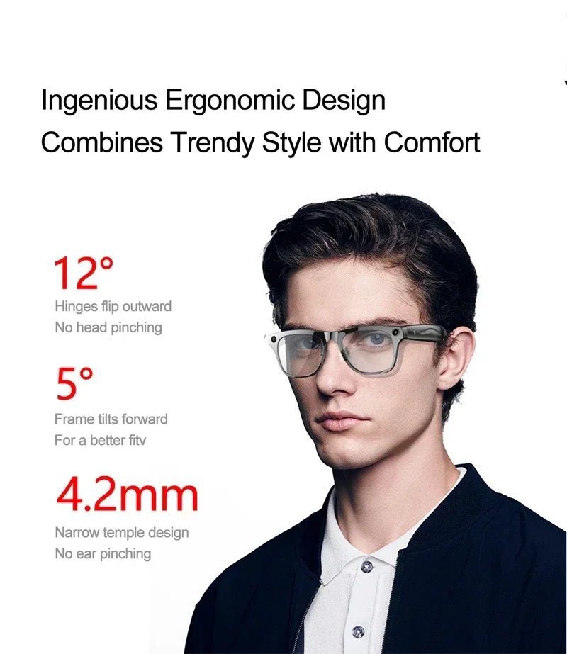 Lenovo AI Smart Glasses 800W Anti Shake HD Camera Video Recording Languages Translation Sunglasses BluetoothMusic Play Man Women Lenovo AI Smart Glasses 800W Anti Shake HD Camera Video Recording Languages Translation Sunglasses BluetoothMusic Play Man Women