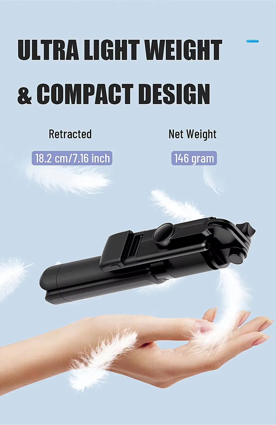 Bluetooth Selfie Stick Tripod Desktop Stand, Phone Holder, Wireless Remote Shutter, for iPhone Android, Option with Fill Light Bluetooth Selfie Stick Tripod Desktop Stand, Phone Holder, Wireless Remote Shutter, for iPhone Android, Option with Fill Light